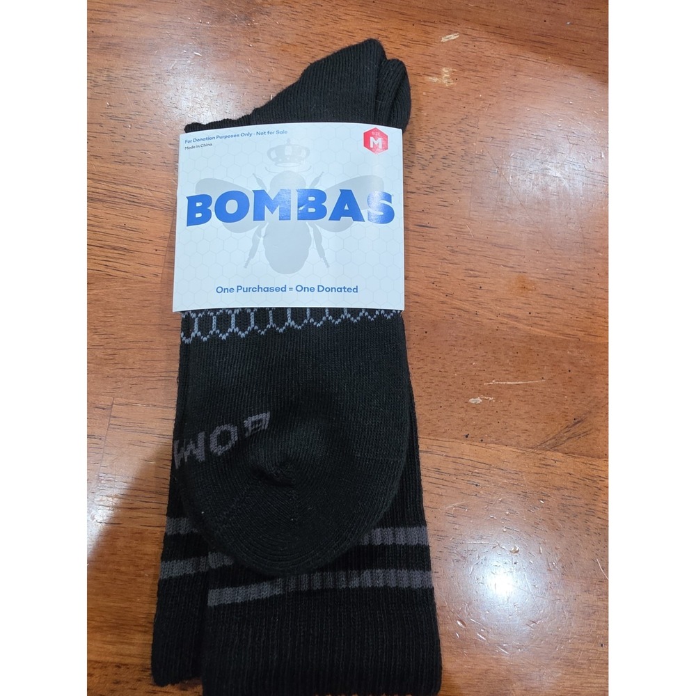 Bombas Black Socks Extra Large Medium